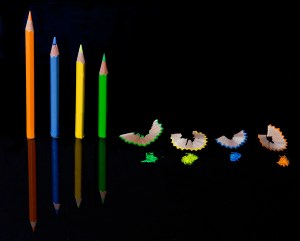 crayons, colours, debbie lias, photography