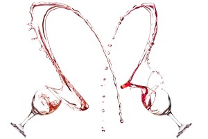 splash, debbie lias, photography, wine, hearts, wedding, engagement