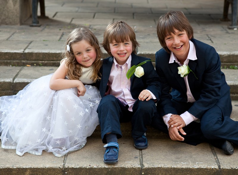 Bridesmaids, pageboys, wedding, Brighton Registry office,
