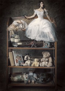 small world, vintage toys, debbie lias, photography