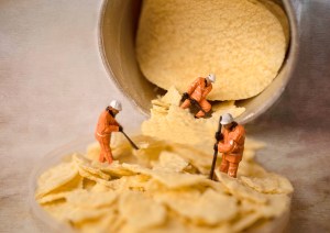 small world, model workmen, pringles, debbie lias, photography