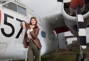 model, aviation, plane, gatwick, airport, debbie lias, photography